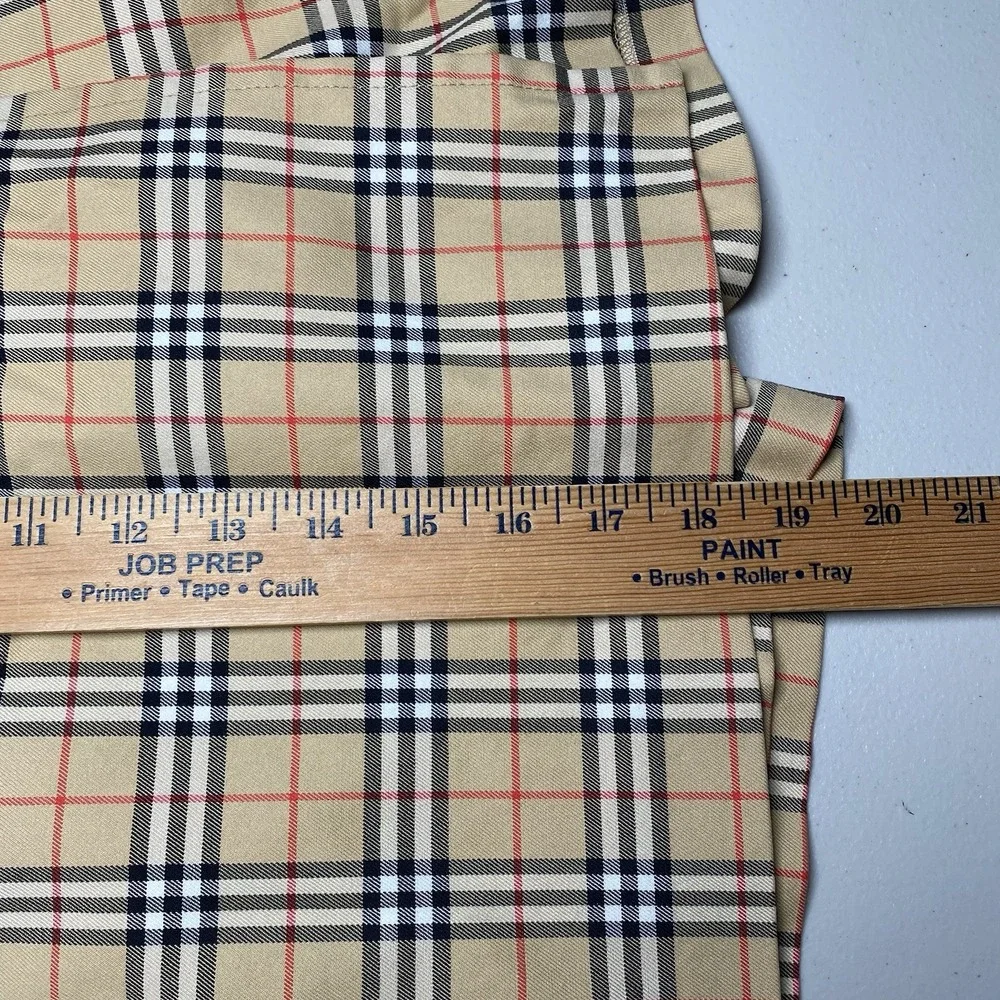 Y2K Burberry Golf Skirt Set 2 Piece M US 8 Nova Check Country Club
